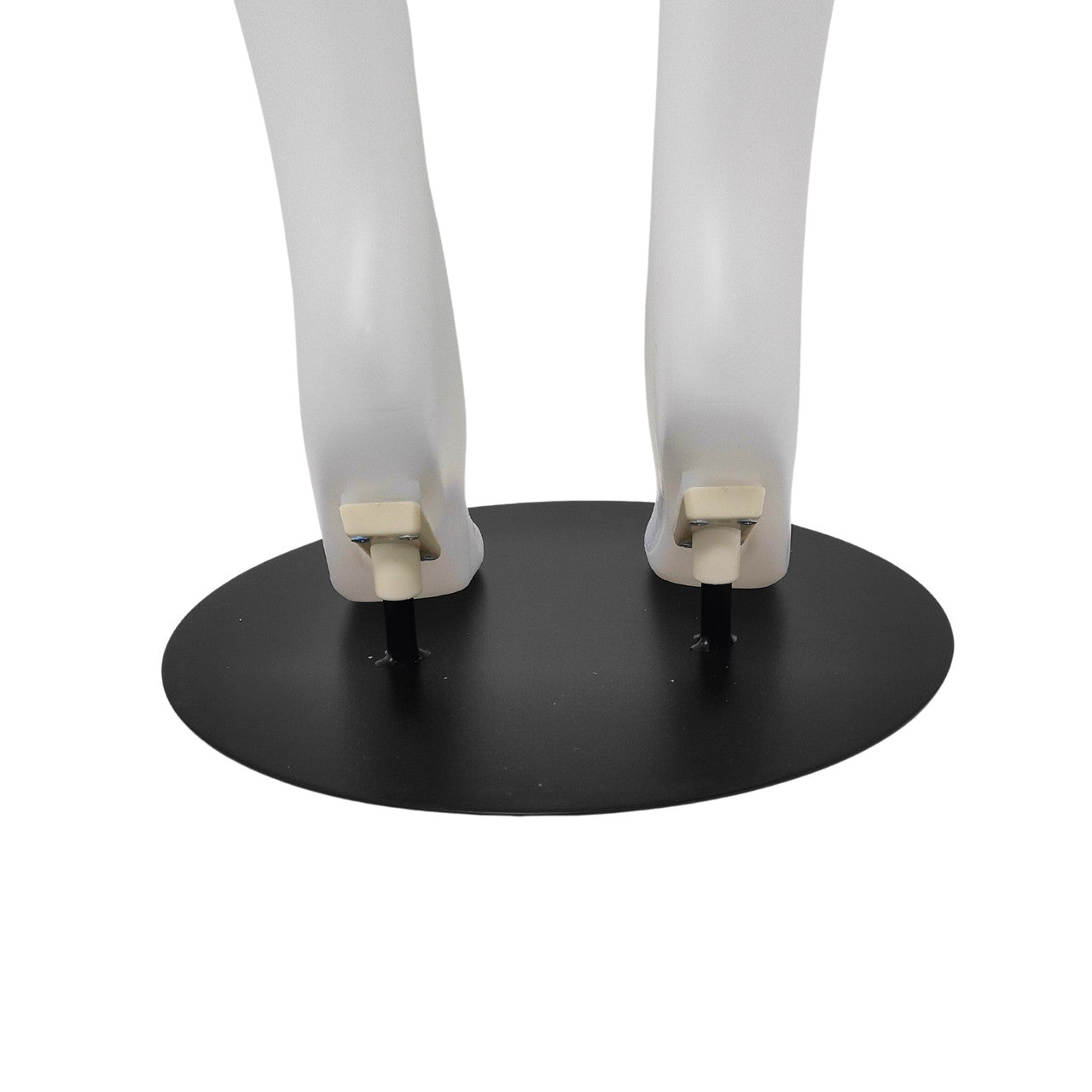 Matte Female Plastic Display Egg Head Mannequin – White 178