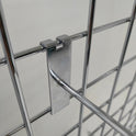 10 Inch Grid mesh Hooks Single Prong Shop Display