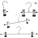 100x Single, Double Metal Clip Hangers 12cm 30cm 40cm