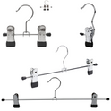 100x Single, Double Metal Clip Hangers 12cm 30cm 40cm