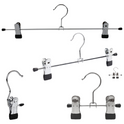 100x Single, Double Metal Clip Hangers 12cm 30cm 40cm