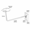 Grid Mesh Chrome Retail Shop Display Panel Accessory/ Accessories