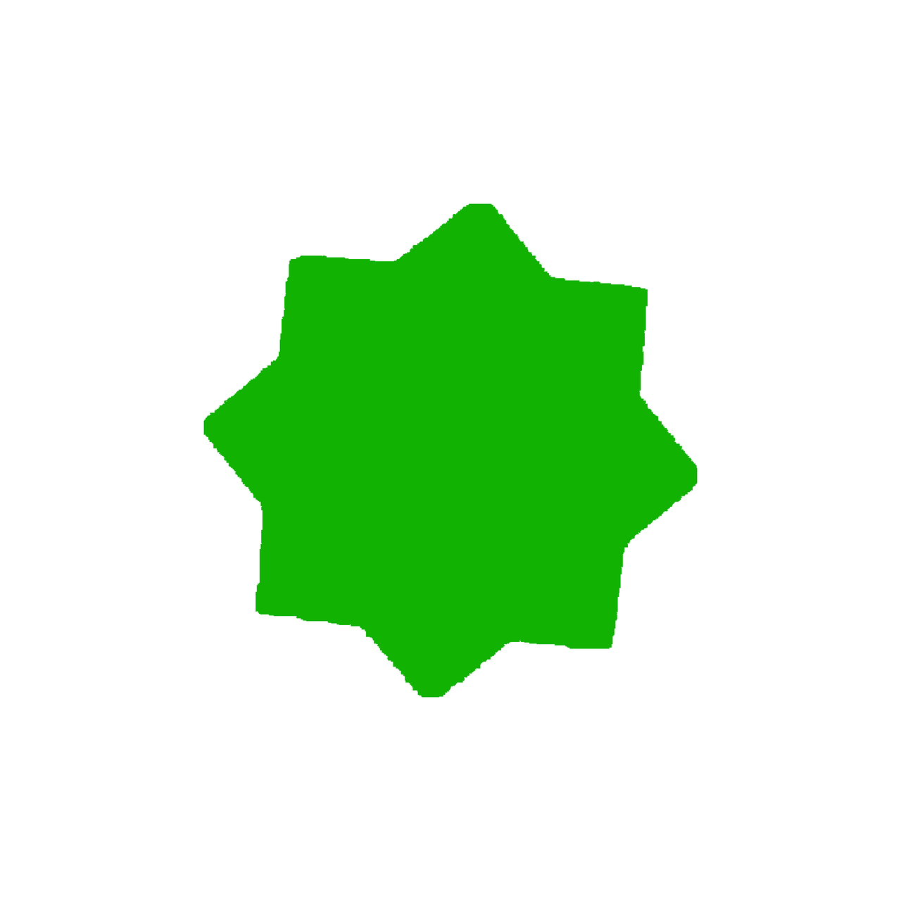 Star Shaped Fluorescent Green Multi Coloured Flash Sale Cards
