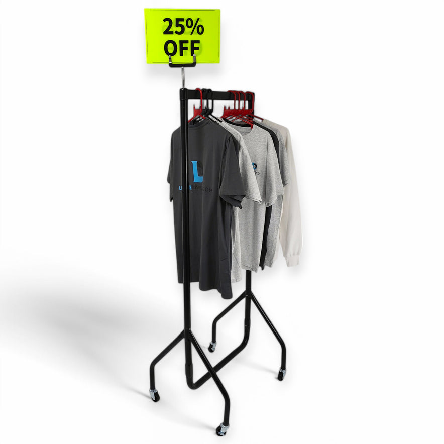 Black & Green Correx Market % off Card Sign Board Double-Sided & Waterproof