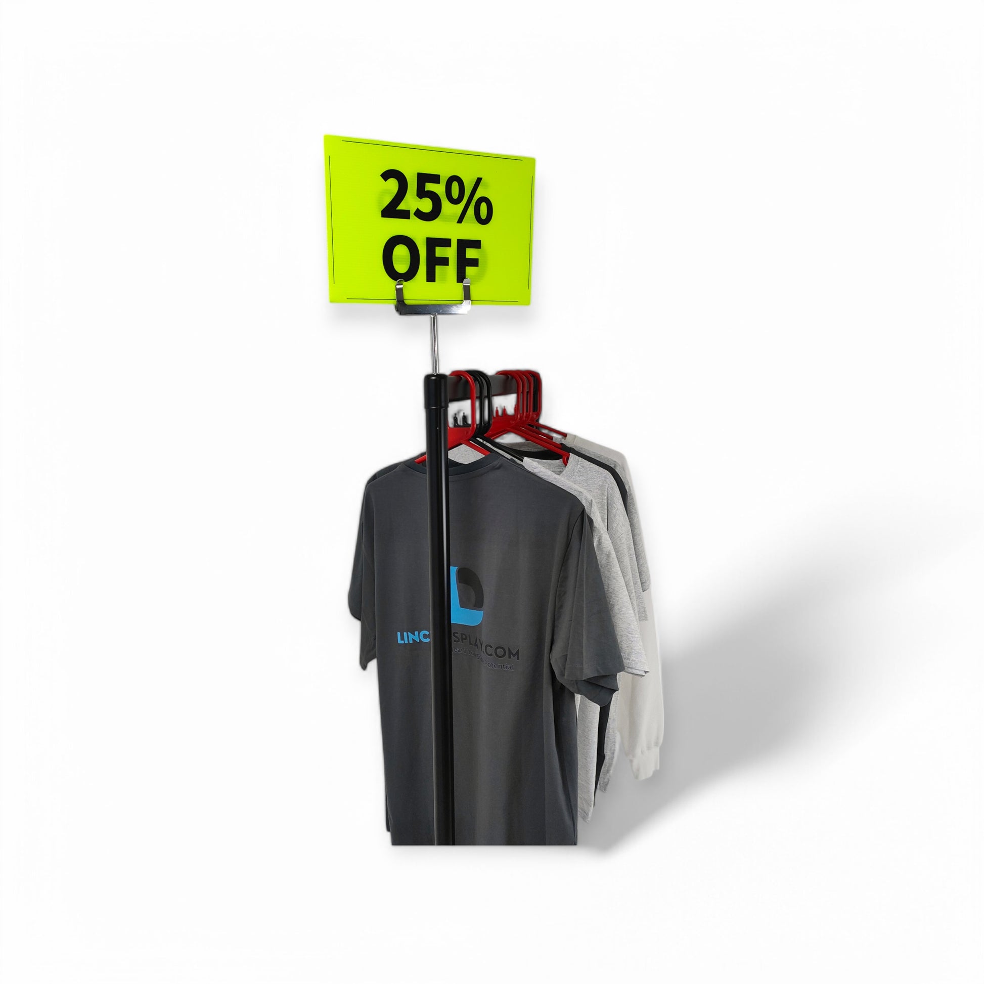 Black & Green Correx Market % off Card Sign Board Double-Sided & Waterproof