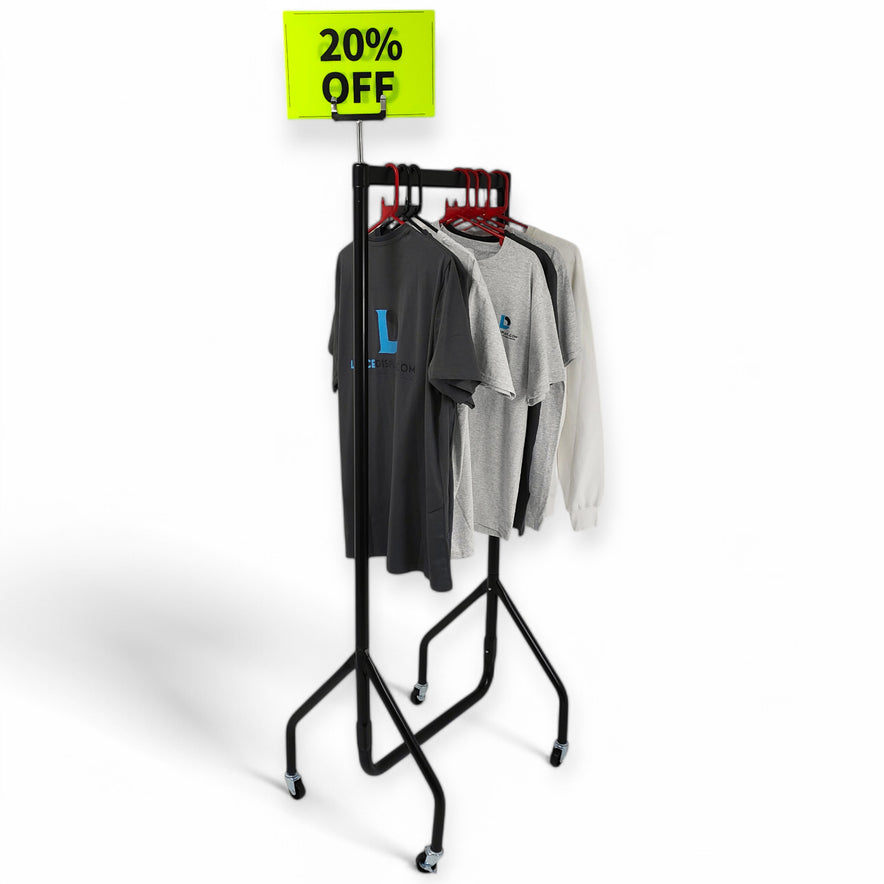 Black & Green Correx Market % off Card Sign Board Double-Sided & Waterproof