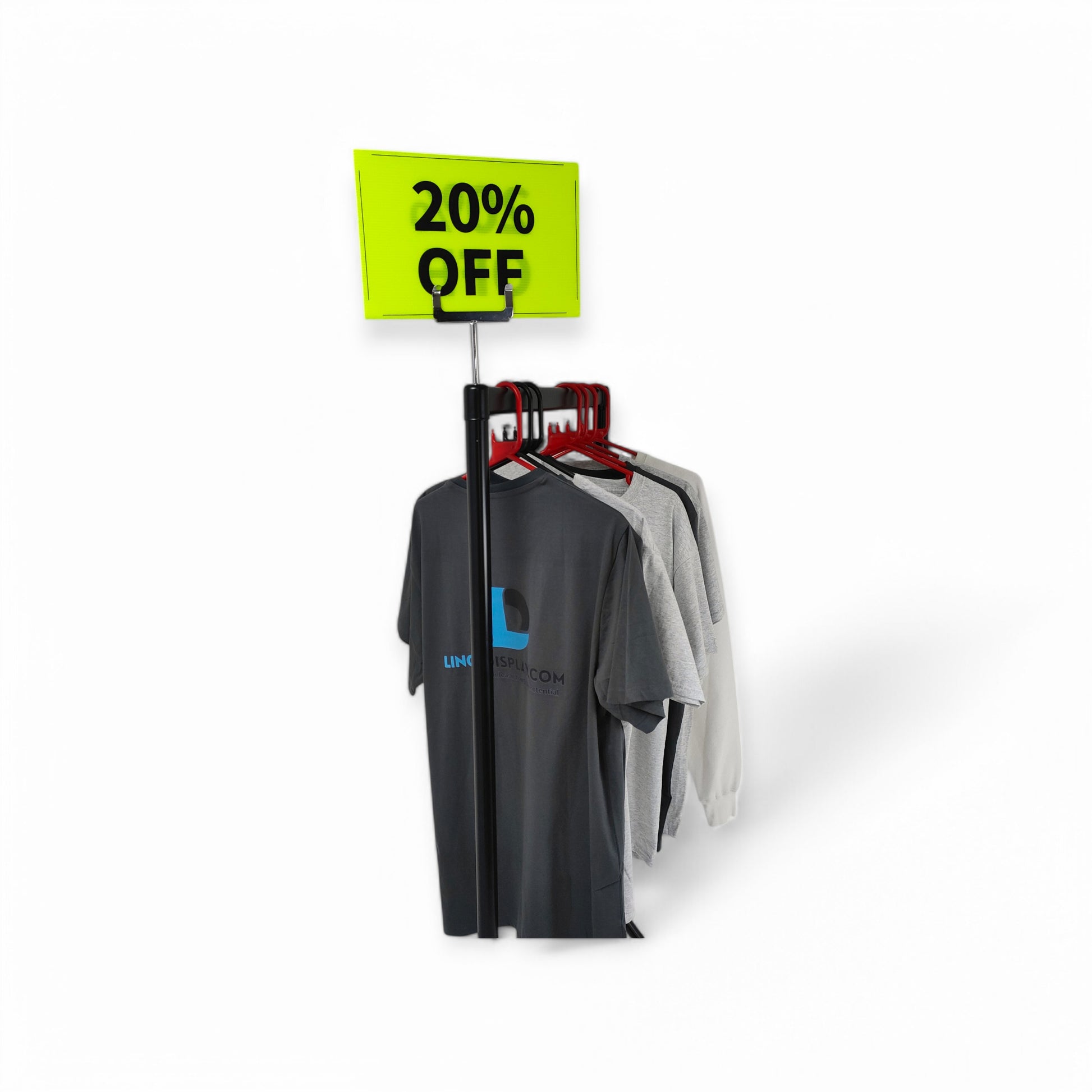 Black & Green Correx Market % off Card Sign Board Double-Sided & Waterproof