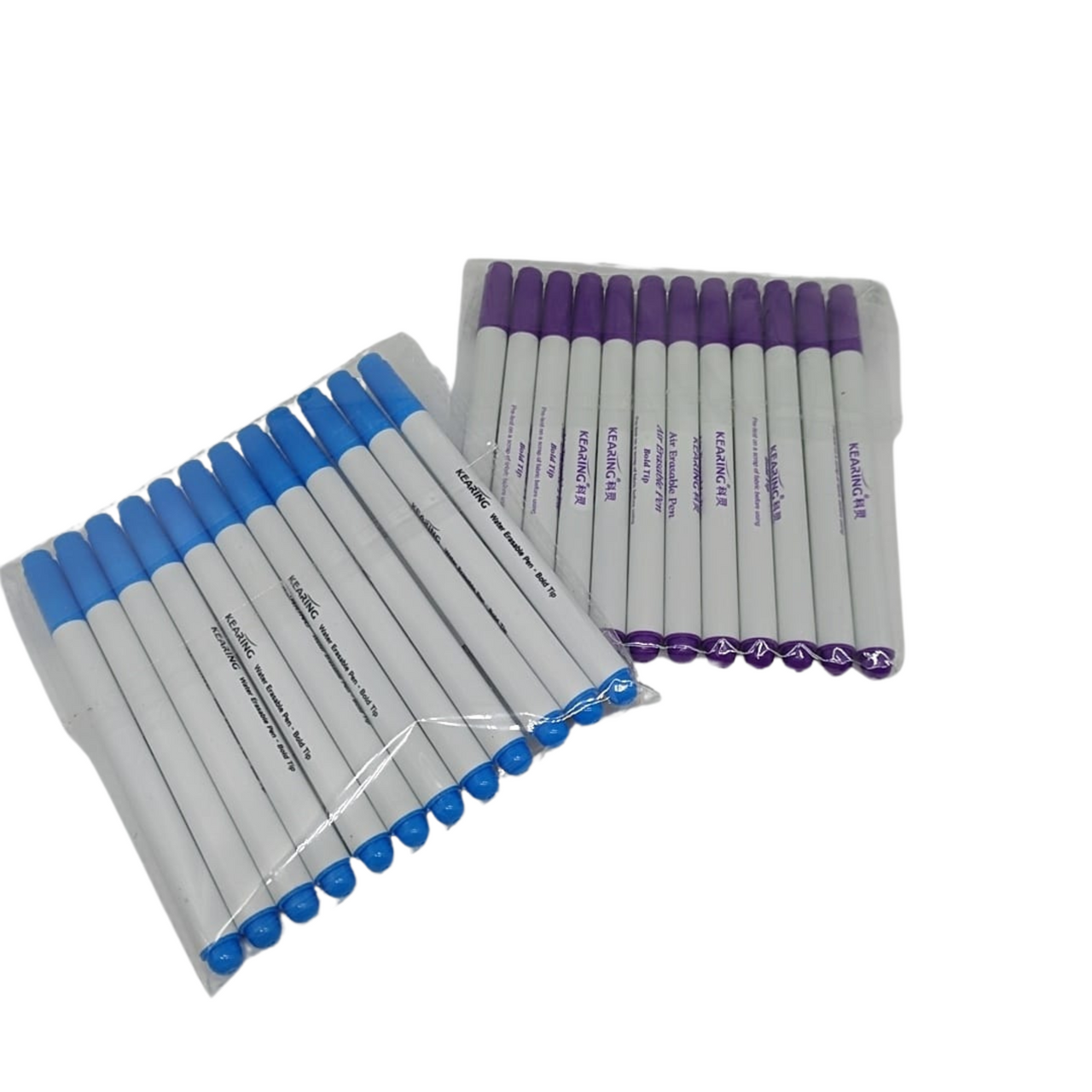 Premium Quality Air/Water Erasable Purple/Blue Fabric Marker Pen
