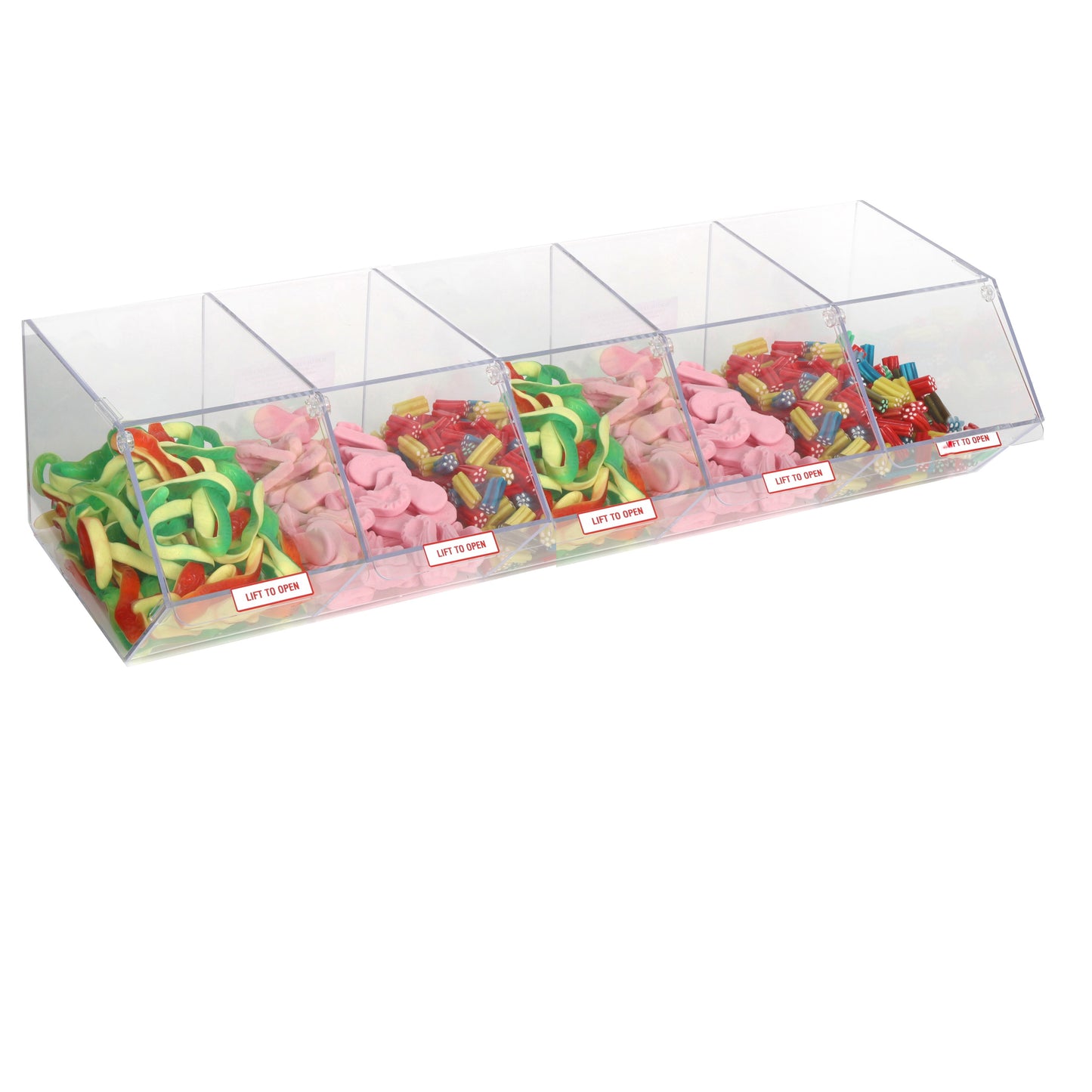 Pick N Mix Sweet Acrylic Dispenser Display Stacking Bin Holder