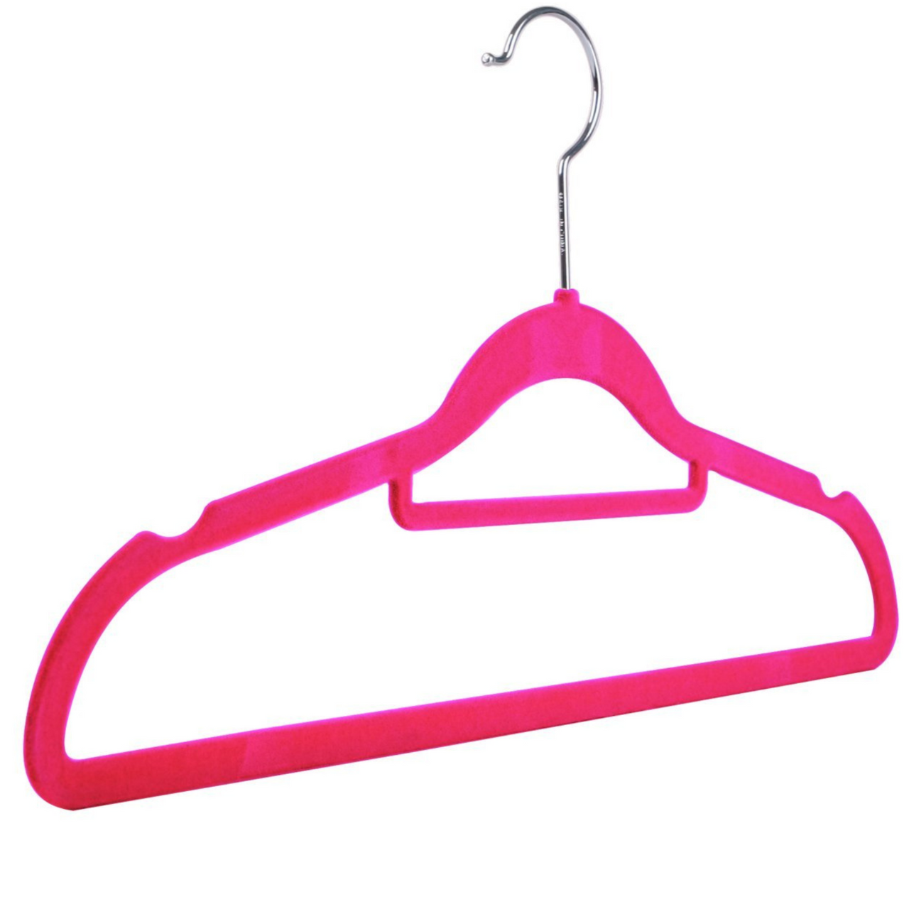 Pink Velvet Coated Hangers