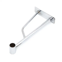 Heavy Duty Wall Projection Bracket For Walk In Wardrobe Chrome Tubing Hanging Rail System