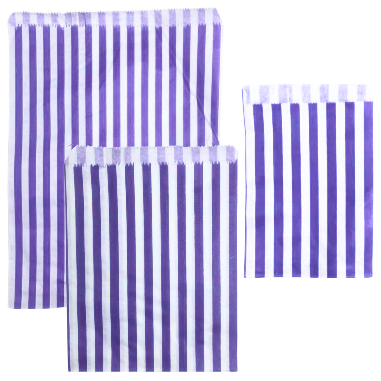 Candy Stripe Paper Bags Party Wedding Cake Sweet Treat Pick & Mix Gift Shop Bag