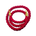 Premium Quality 2 Meter Red Rope With Gold End