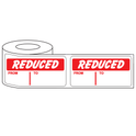 500x 50mm Rectangle Adhesive Reduced From/To Promotional Stickers