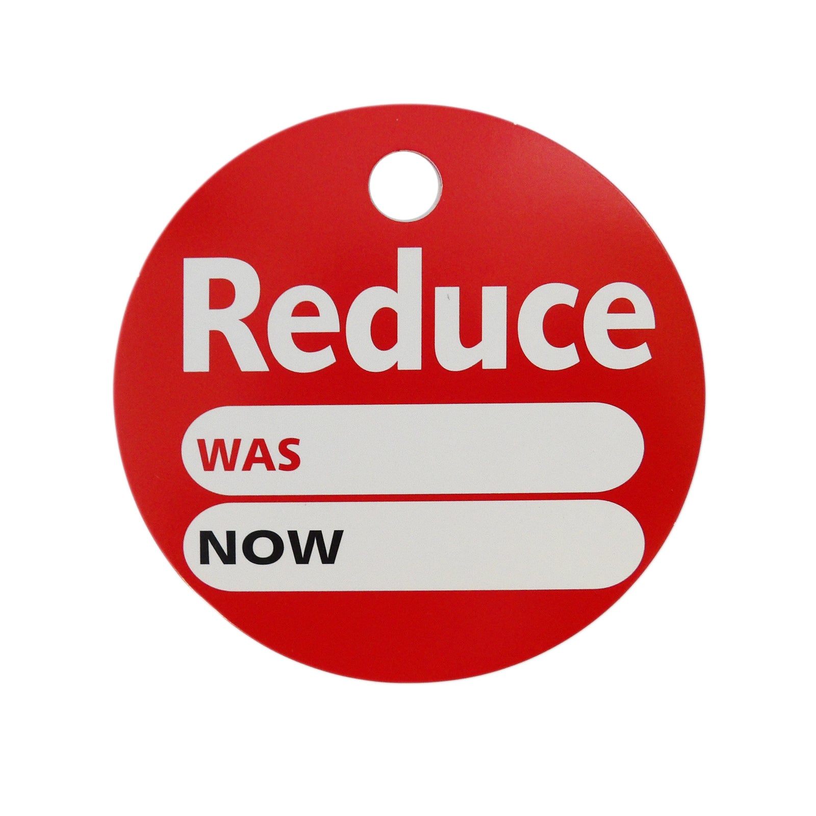 100x Round Sale Reduce Special Offer Card Hanger Swing Reduce Was Now Ticket