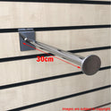Straight Thick  Disc End Display Arm For Slatwall