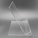 Clear Acrylic iPad & Tablet Stand – Universal Desktop Display Holder for Books, Magazines & Cookbooks