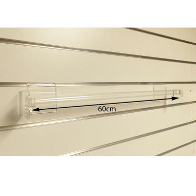 Slatwall Acrylic Bangle Display - Clear Perspex Bracelet Holder Stand