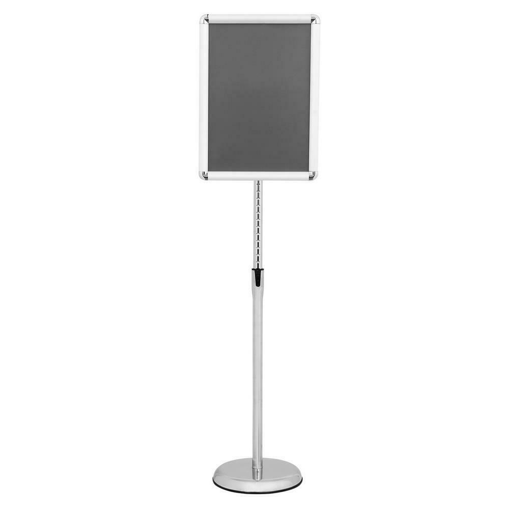 Floor Standing Poster Display Easy Access Snap Frame Menu Restaurant Stand