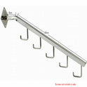 Heavy Duty Wall Mounted arms, wall fixing, notch arms J-hooks for retail display