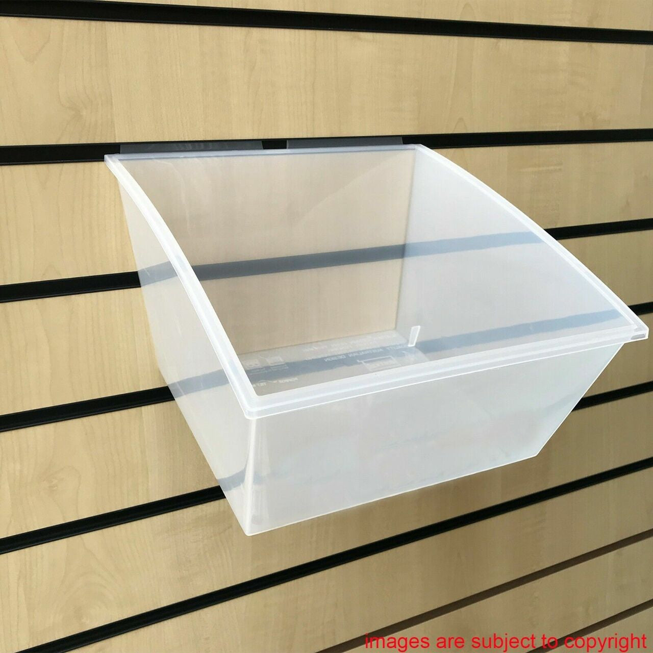 Slatwall Storboxes