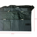Waterproof 7 Pocket Black Denim Market Trader Money Belt Bag Apron Pouch Adjustable Waist Strap