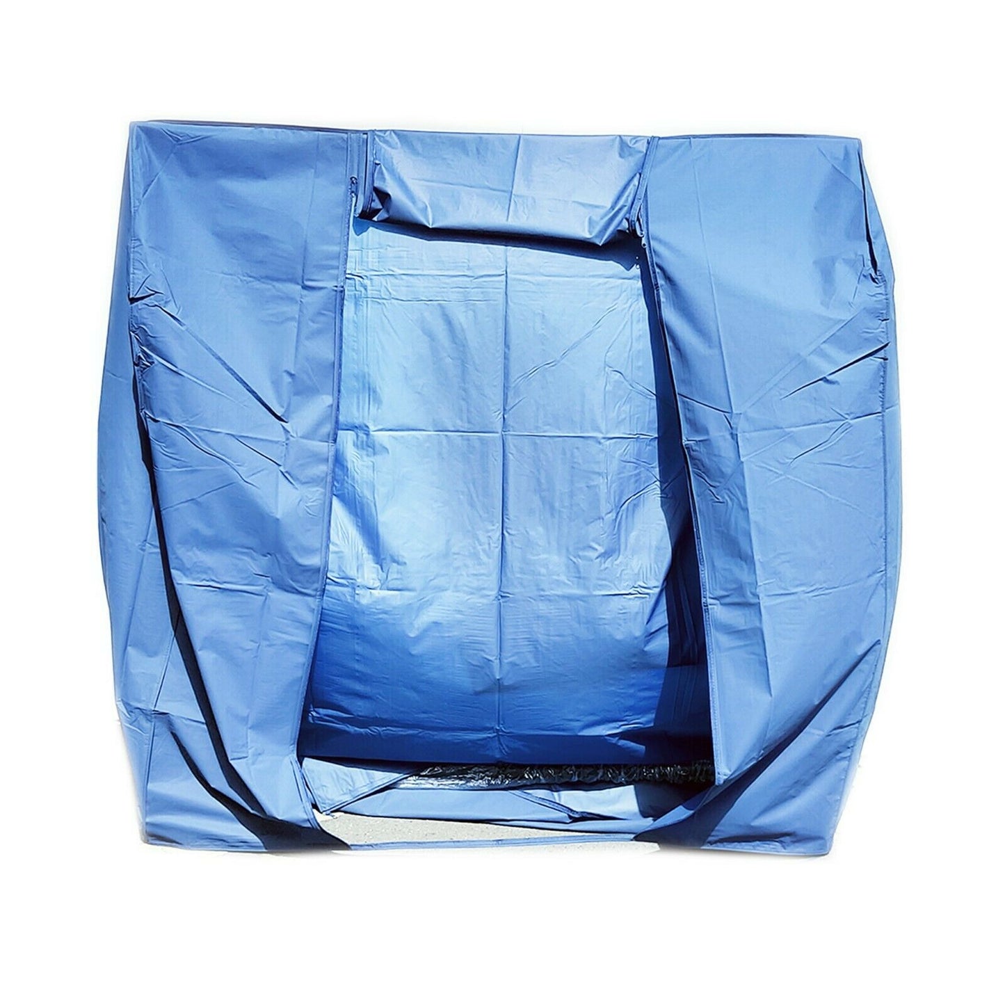 Blue Clothes Garment Rail Protective Waterproof Nylon Zipped Cover