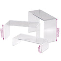Acrylic Display Bridges Quality Perspex Retail Product Step Mirror