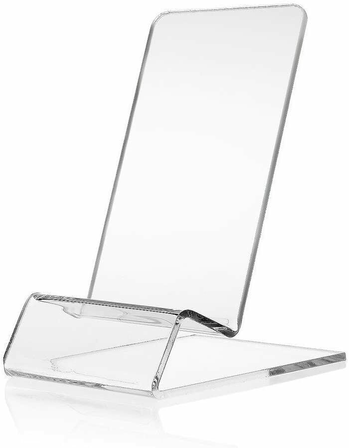 Heavy Duty Phone, Tablet Acrylic Display Stand Perspex Retail Cookbook Holder