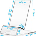 Heavy Duty Phone, Tablet Acrylic Display Stand Perspex Retail Cookbook Holder