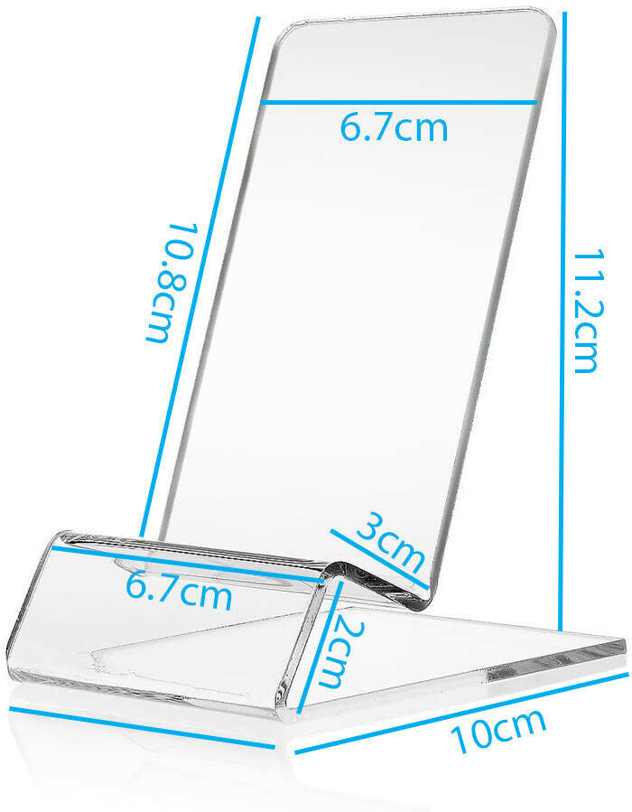 Heavy Duty Phone, Tablet Acrylic Display Stand Perspex Retail Cookbook Holder