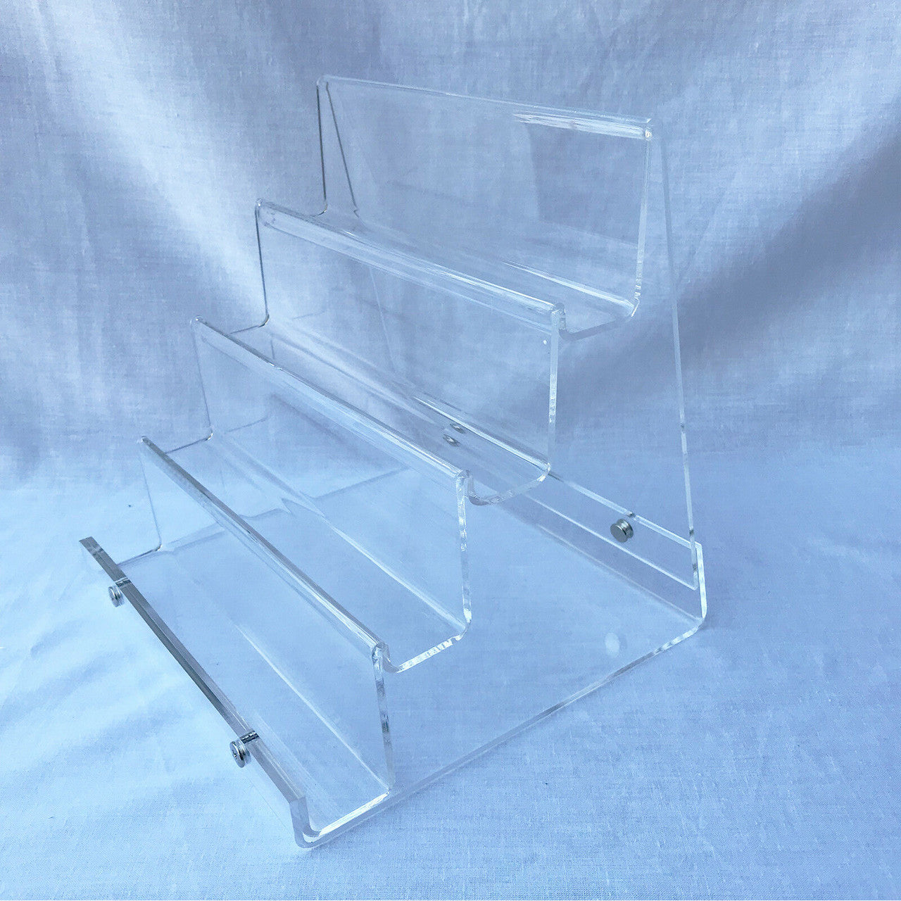 New 4-tier Clear Acrylic Handbag Purse Retail Fashion Shop Display Stand Large