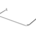 HD Slatwall D-Rail 1000mm Chrome, Slatwall Drail 100cm, 1000mm Slatwall DRail