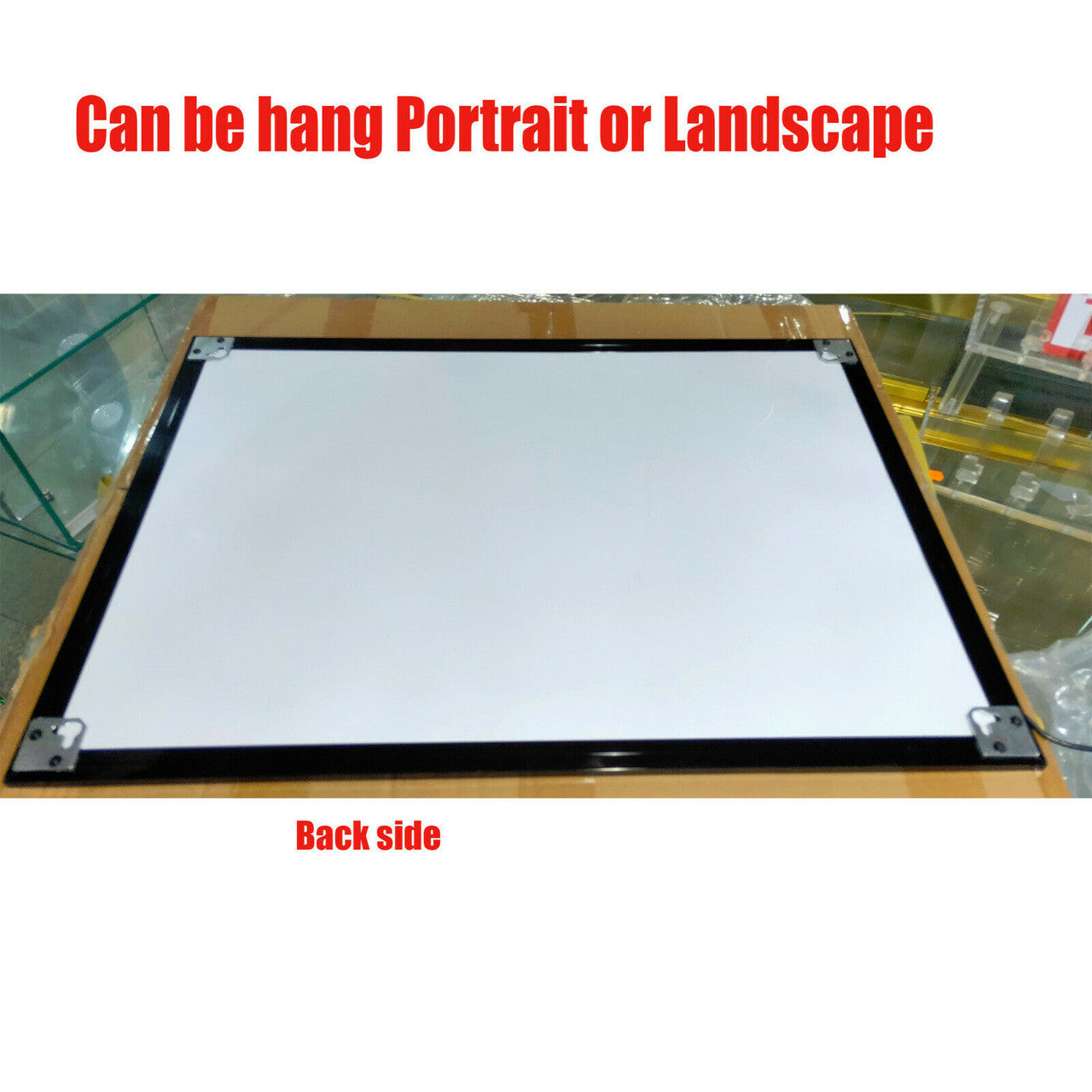 A3,A2,A1 LED Illuminated Wall Mounted Frame illuminated Poster Display