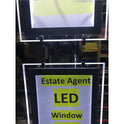 New Magnetic Panel 2xA1 LED Double Side Window Light Pocket Estate Agent Display.