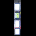 Landscape Magnetic Panel 4X A3 LED Dual Side Window Light Estate Agent Display.