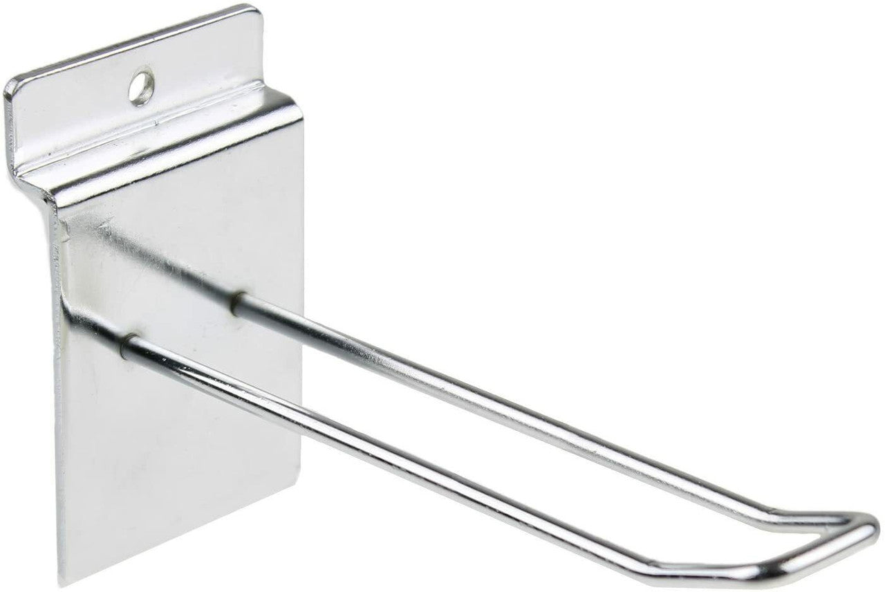 Slatwall Euro Hooks Accessory Chrome Prong Shop Display 4"6" 8" 10" 12"