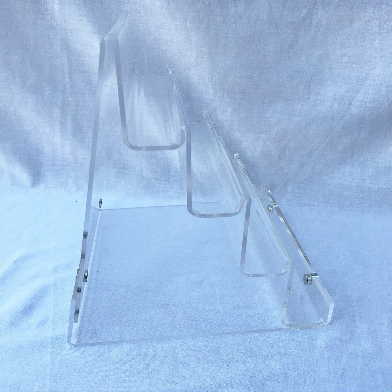 New 4-tier Clear Acrylic Handbag Purse Retail Fashion Shop Display Stand Large