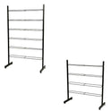 SHOE SHOP FOOTWEAR DISPLAY RACK,RAIL,MULTI SHELF/ 6,4-TIER STAND FOR RETAIL,HOME