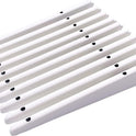Super Heavy Duty 17cm OR 170mm White Twin Slot Shelving Bracket PACK OF (1 TO10)