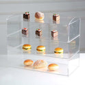 Acrylic Bakery Pastry Display Case Stand Cabinet Cakes Donuts Cupcakes Pastries