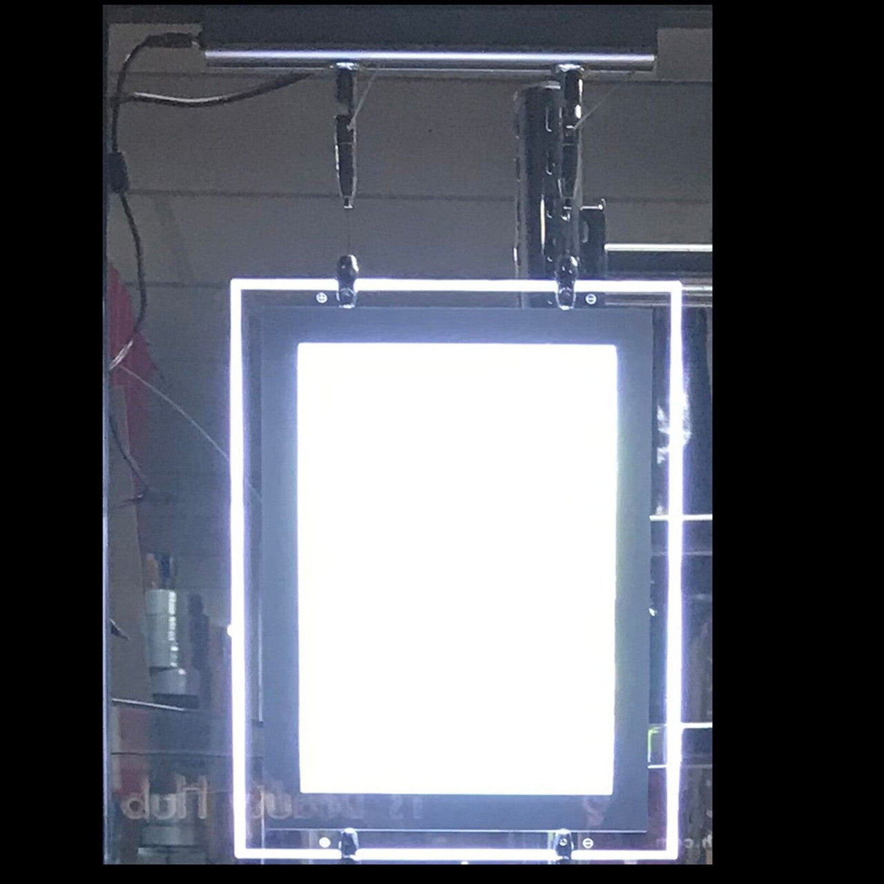 New Magnetic A1 LED Double Side Window Light Pocket Panel Estate Agent Display