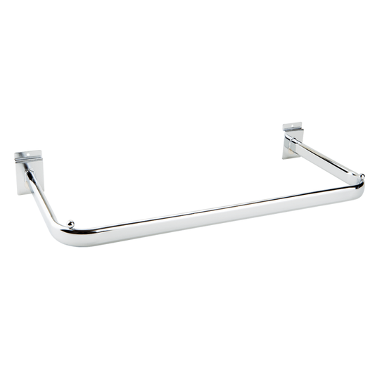 HD Slatwall D-Rail 1000mm Chrome, Slatwall Drail 100cm, 1000mm Slatwall DRail