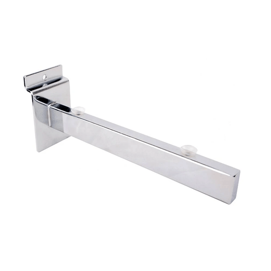 SLATWALL SLATBOARD GLASS SHELF BRACKETS (pair) WITH SUCTION PADS TO HOLD GLASS