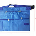 Waterproof 7 Pocket Blue Denim Market Trader Money Belt Bag Apron Pouch Adjustable Waist Strap