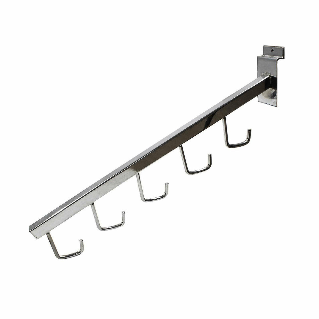 5-J-HOOK FOR SLATWALL (STRAIGHT & ANGLED) RETAIL SHOPFITTING DISPAY