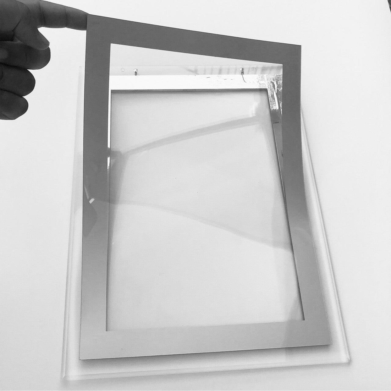 Magnetic Panel 4X A4 LED Double Side Window Light Pocket Estate Agent Display