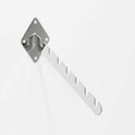 Heavy Duty Wall Mounted arms, wall fixing, notch arms J-hooks for retail display