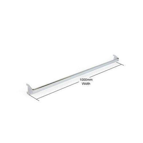 Back Bar For Twin Slot Uprights For Rail Retail Display Shopfittings