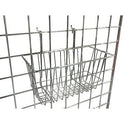 1x New Slatwall Gridmesh Narrow Basket Or Small Mesh Basket Size (12'x6'x6')